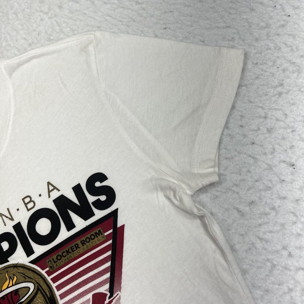 Adidas NBA Miami Heat Women's Medium Slim Fit 2012 Locker Room Champions T Shirt - Picture 5 of 12
